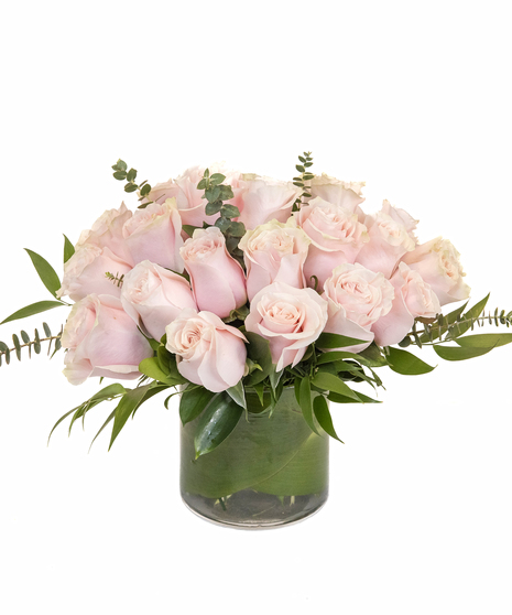 Light Pink Rose Cylinder