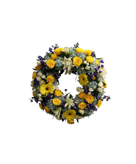 Serene Sky Wreath